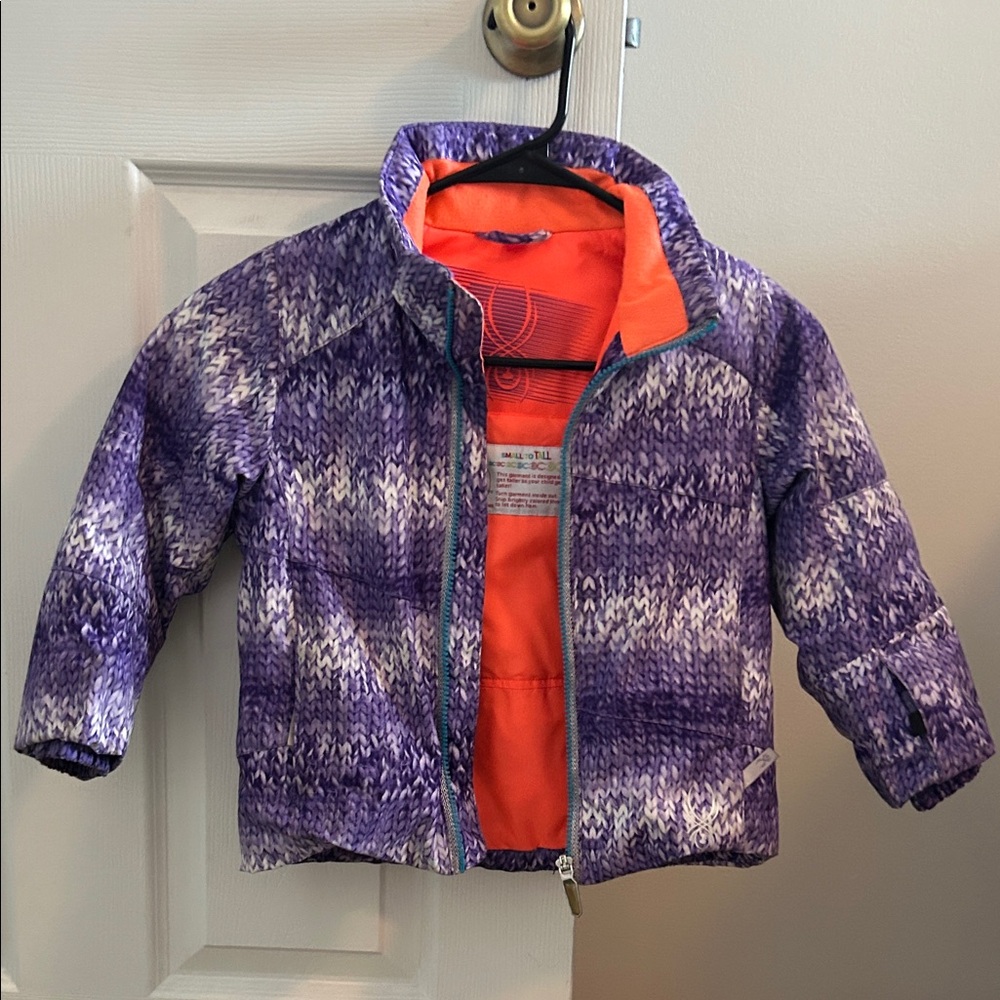 Spyder Kids Purple and Orange Ski / Snowboard Jacket